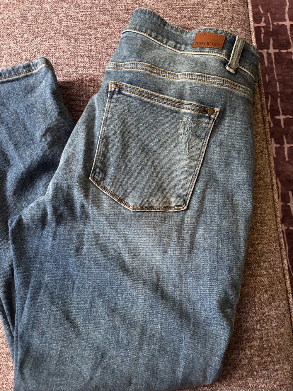Judy blueLight Blue Denim Jeans skinny 14w